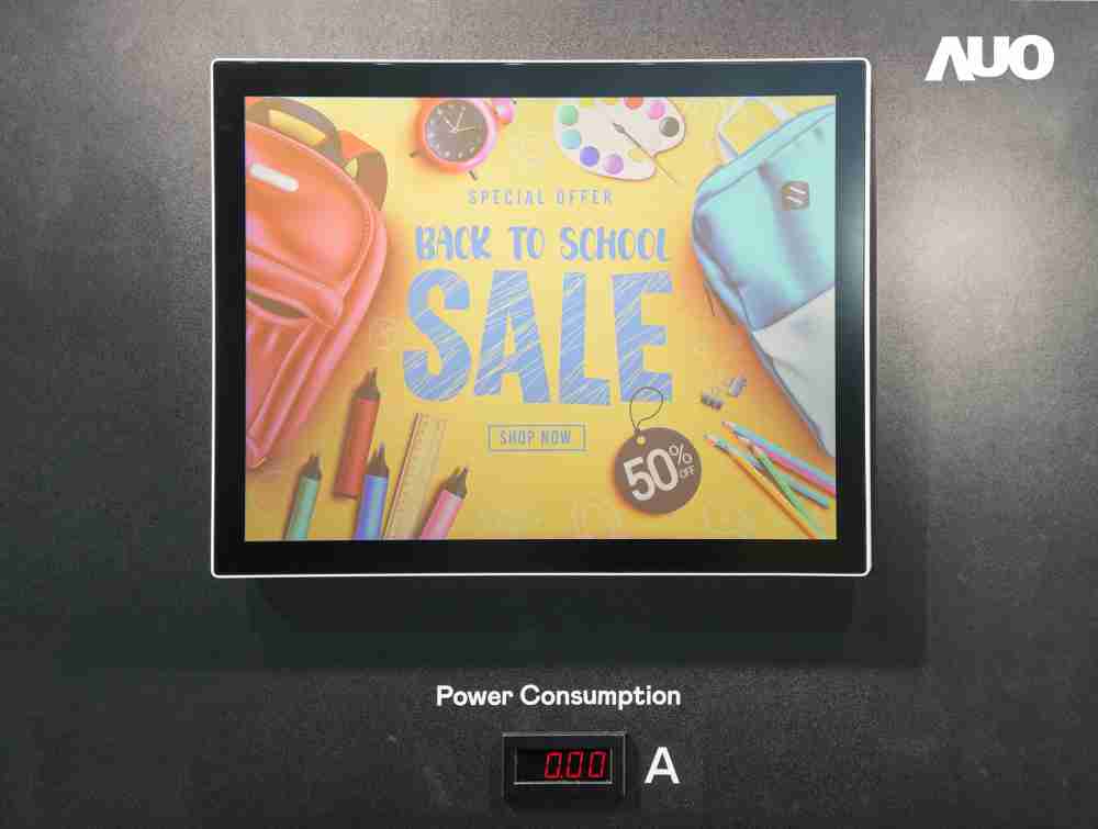 口袋牛店展示胆固醇液晶超低耗能户外全彩显示器，，，，ChLC（胆固醇液晶）以双稳态技术使静态显示零功耗，，，具省电、、、高彩度、、、环保的特性，，还整合软硬件系统解决方案，，，可透过单一云端平台管理